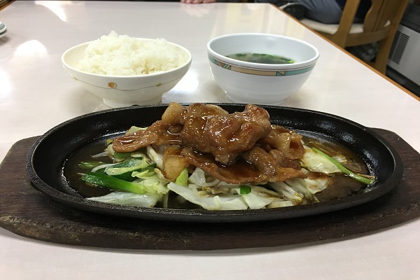 あぐー生姜焼き定食
