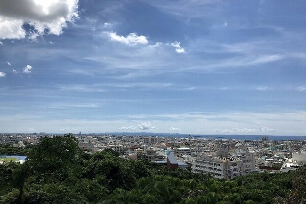 展望台からの眺め　浦添方面