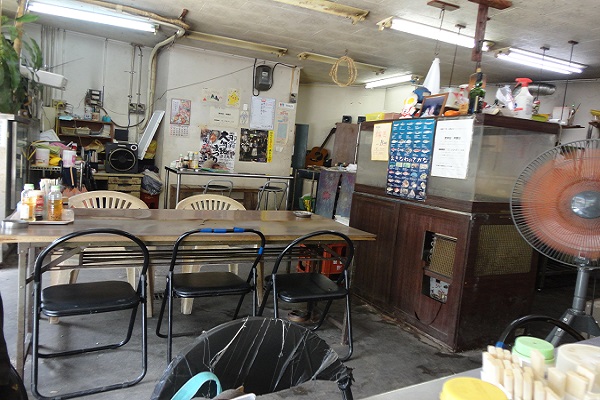節子鮮魚店の店内