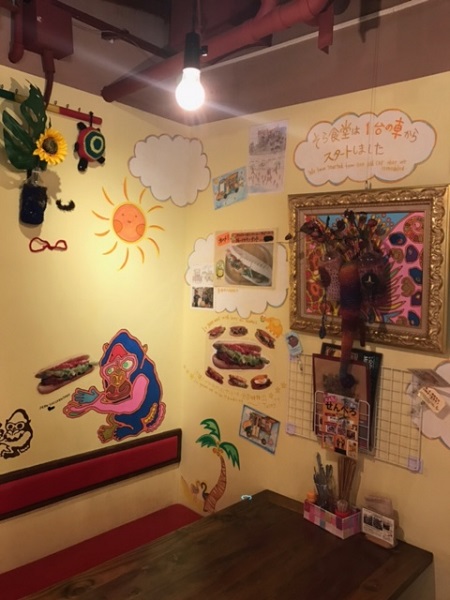 かわいい店内の内装