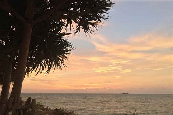 美々ビーチの夕焼け5
