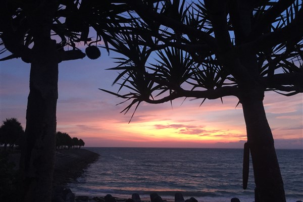美々ビーチの夕焼け7